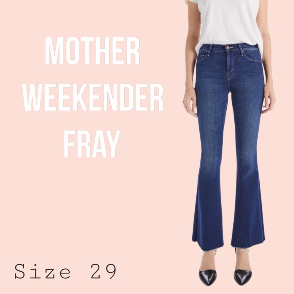 MOTHER The Weekender Flare Jeans mid-rise stretch